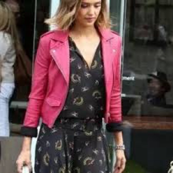 Iro asheville jacket size 38 fushia - Picture 5 of 7